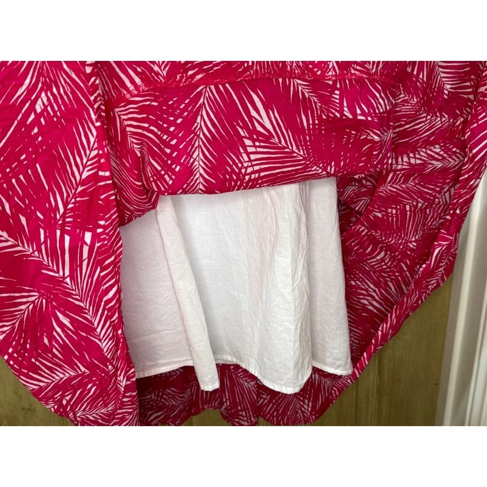 Michael Kors Carmine Dress Lightweight Long Sleeve Pink Lined Large